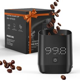 Ваги для кави цифровi Kaffee Waage для еспресо та пуровер, з таймером, аксесуар для бариста, мінімалістичний дизайн (чорні)