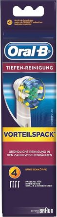 Смінні зубні щітки Braun Oral-B Precision Clean Deep Clean (EB), глибоке очищення, жовті, 4 шт.