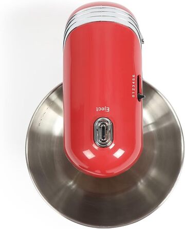 Мультифункціональний тістоміс для випічки 3л 250Вт, червоний DOP137RC Chili Red