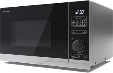 Мікрохвильова піч SHARP PS234AES 900 Вт, 10 режимів, розморожування, срібляста, 483x281x377 мм