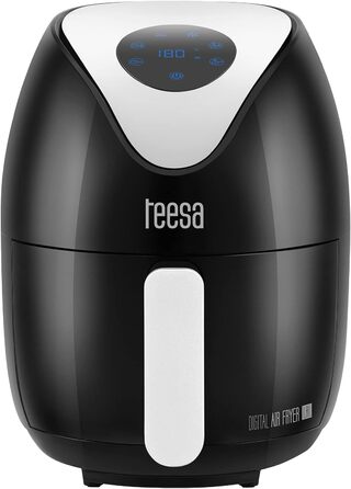 Цифрова аерофритюрниця TEESA 1.8 л, без олії, чорна
