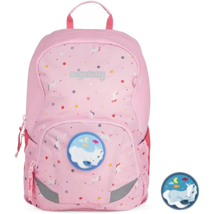 Дитячий рюкзак ergobag Ease Large 10 л, для садочка та відпочинку, 370 г, рожевий Fantasy