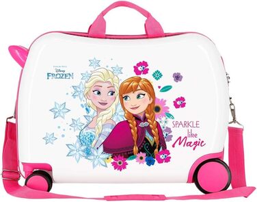 Дитяча валіза Disney Sparkle Like Magic, 55 см, рожева, багатоколірна