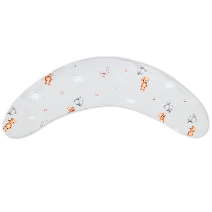 Подушка для вагітних Totsy Baby XXL з мусліну (Oeko-Tex) - подушка для сну, бокова підтримка