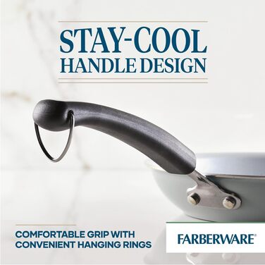 Набір посуду Farberware EcoAdvantage керамічний 13 предметів сірий антипригарний