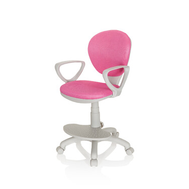 Дитячий стілець / дитячий письмовий стілець KID COLOUR G1 тканина рожевий hjh OFFICE