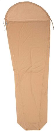 Кокон-вкладиш Cocoon MummyLiner із єгипетської бавовни Tuareg, хакі, 241х89/56 см