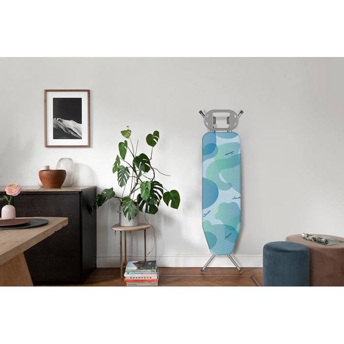 Праскавальна дошка Vileda Smart, 114x34 см, регульована висота 75-91 см, синя