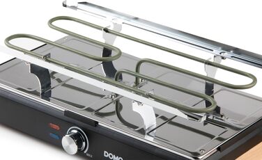 Ракелетниця-гриль DOMO DO9147G 'Just us' 600W для 8 осіб зі знімною пластиною