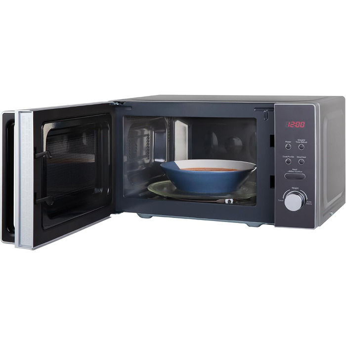 Компактна мікрохвильова піч Russell Hobbs RHM2076S, 800 Вт, 20 л, срібляста