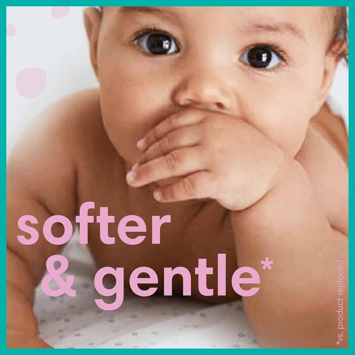 Дитячі вологі серветки Pampers Sensitive без аромату, 12 упаковок по 52 шт (624 шт) для ніжного очищення