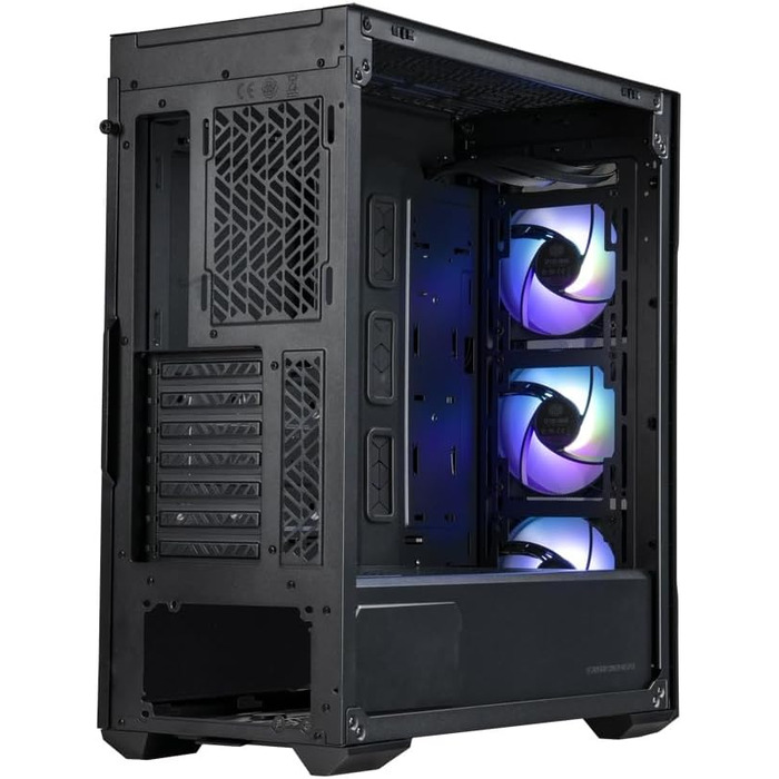 Корпус Cooler Master MasterBox TD500 Mesh V2 E-ATX, чорний, з тессельованою сіткою, 3×120 мм ARGB-вентилятори, скляна бокова панель, USB Type-C 10 Гбіт/с, знімна верхня кришка, мід-тауер