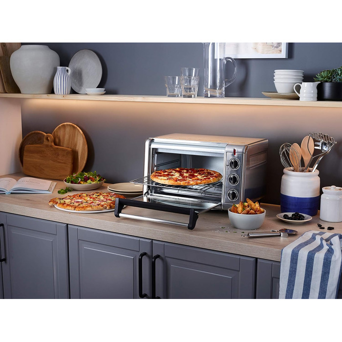 Мультифурна Russell Hobbs Airfryer Express 20л (5-в-1: фритюрниця, міні-піч, гриль, тостер, підігрів) з набором аксесуарів 26680-56