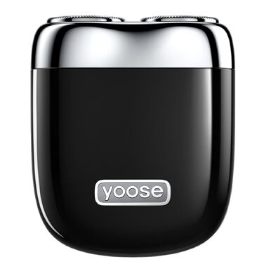 Електрична бритва Yoose MINI для чоловіків, водонепроникна (IPX7), з мотором 8000 об/хв, Type-C, чорна