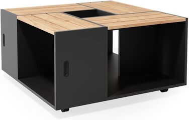 Журнальний стіл Vicco Anton білий, 80x43 см, сучасний дизайн