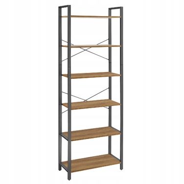 Стелаж Zanzani Zanzara, 66,02 см x 186,21 см x 30,03 см, дуб горіх