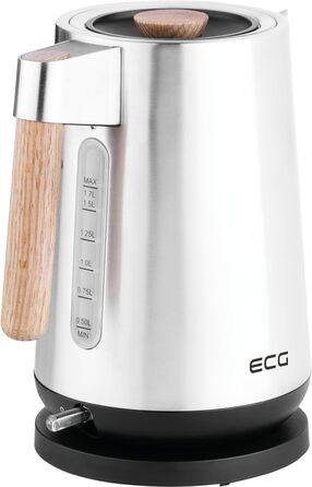 Тостер ECG RK 1767 Strix Timber, 2 слоти, 850 Вт, дерев'яний дизайн