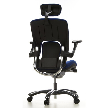 Офісне крісло / поворотне крісло VAPOR LUX тканина синя hjh OFFICE