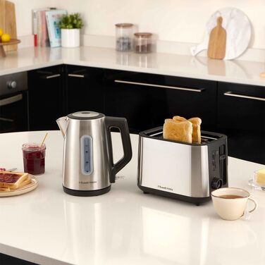 Тостер Russell Hobbs Classics 27390 з широкими слотами, 6 режимів підсмажування, нержавіюча сталь