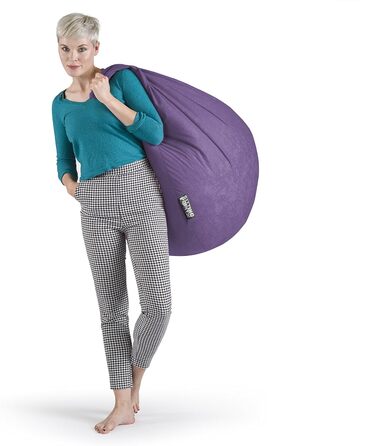 Крісло-мішок SITTING POINT by MAGMA Easy XL 220 л, фіолетове