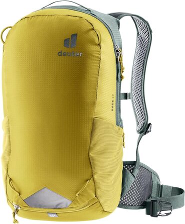 Велосипедний рюкзак Deuter Race 12, 12 л, жовто-зелений