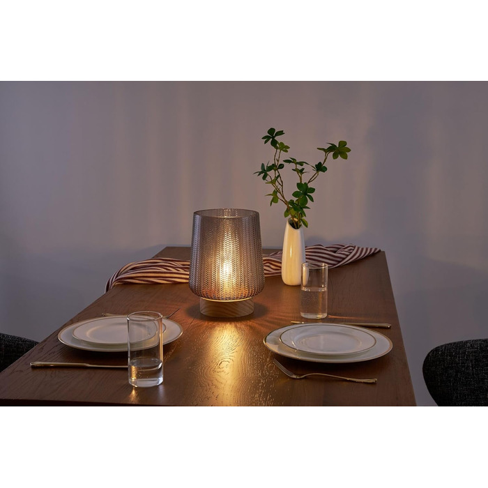 LED мобільна настільна лампа Pauleen 48311 Fancy Glamour з таймером, Taupe (тауп)