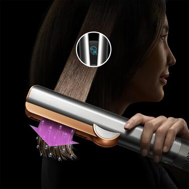 Випрямляч для волосся Dyson Airstrait Red Velvet: без термоушкоджень, професійний стайлінг