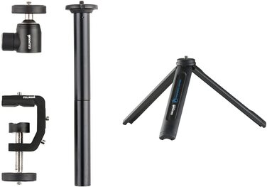 Комплект міні-штативів Cullmann Flexx 3-в-1 та Magnesit Copter, 180г, навантаження до 4кг, висота 10см, чорний, для фотоапаратів і камер