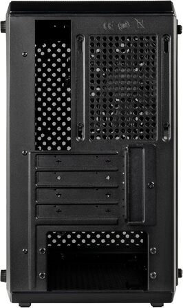 Корпус Cooler Master MasterBox Q300L V2 mATX Mini Tower з загартованим склом, 120 мм вентилятор, підтримка USB 3.2 Gen 2x2 Type-C, багатоваріантне охолодження