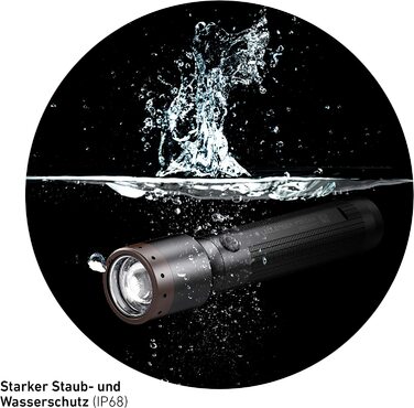 Ліхтарик Ledlenser P7R Core, 1400 лм, акумуляторний, водонепроникний, з фокусуванням, дальність 300 м, до 90 годин, магнітна зарядка