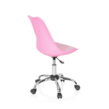 Офісне крісло FANCY PRO, рожеве, hjh OFFICE
