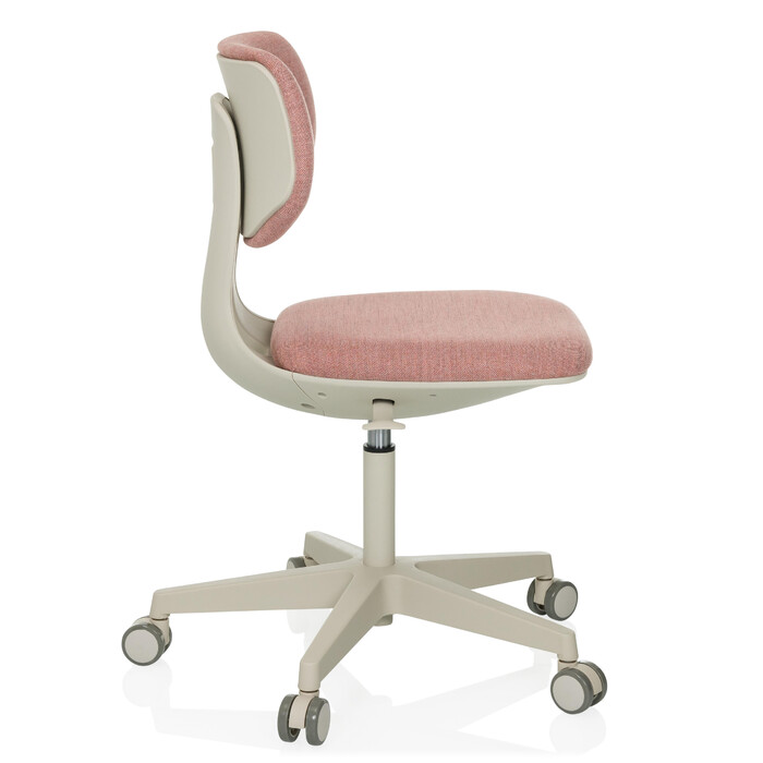 Дитячий письмовий стілець / дитячий стілець KID CLASSIC тканина рожевий hjh OFFICE