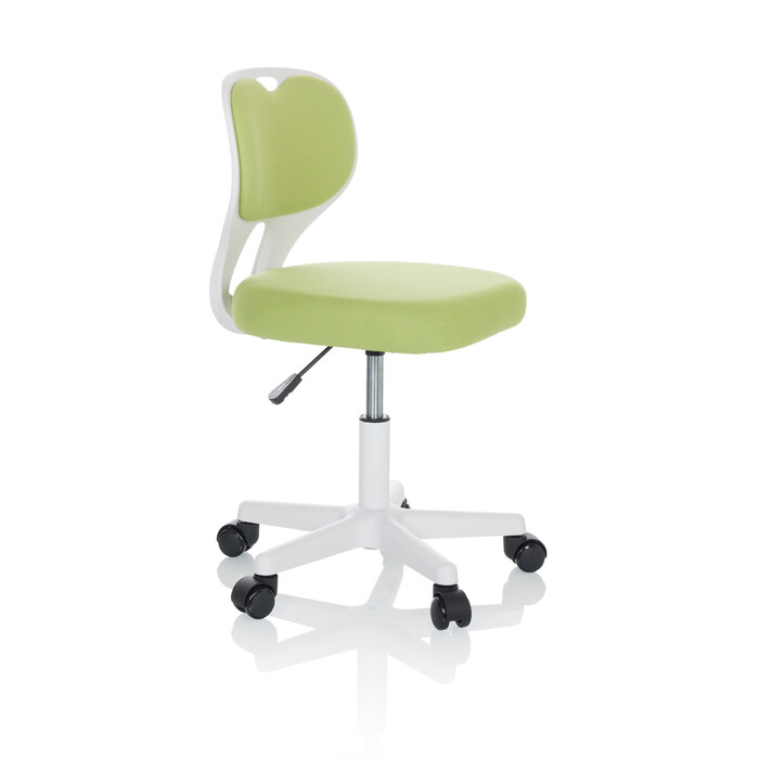 Дитячий стілець для письмового столу KIDDY TOP W, оббивка тканина, зелений, hjh OFFICE