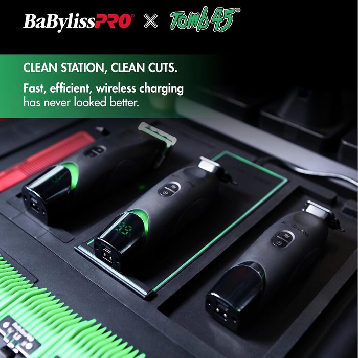 Машинка для стрижки волосся BaBylissPRO x Tomb45 чоловіча, акумуляторна, з індуктивною зарядкою