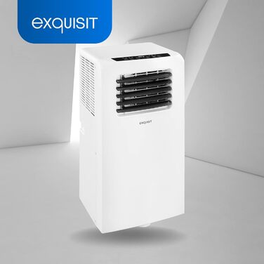 Мобільний кондиціонер Exquisit CM 30752 з пультом, осушенням і охолодженням, 7000 BTU, компактний, з повітроводом
