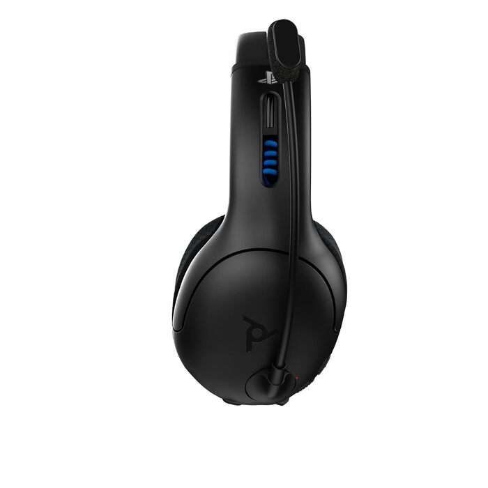 Ігрові бездротові навушники PDP Gaming LVL50 з мікрофоном для PS5, PS4, PC та ноутбука — шумозаглушення, підсилення басів, накладні (Over-Ear), чорні