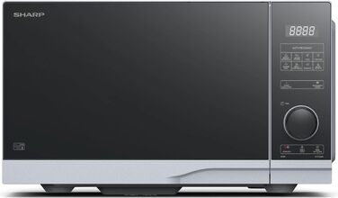 Мікрохвильова піч SHARP PS234AES 900 Вт, 10 режимів, розморожування, срібляста, 483x281x377 мм