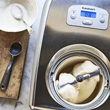 Морожениця Cuisinart ICE100BCU професійна, 1.5л, срібляста - для морозива, йогурту та сорбету