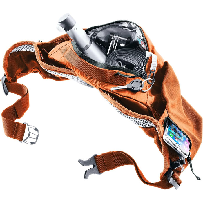 Велосипедна поясна сумка Deuter Pulse 3, 3 л, каштаново-бірюзова