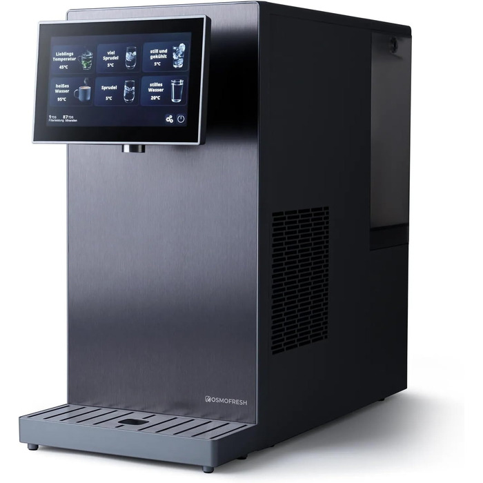 Система зворотного осмосу OsmoFresh Fusion Pro з мінералізацією та UV-C фільтрацією | Зволожувач для води | Гаряча та холодна вода | Без встановлення