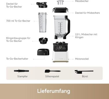 Портативний блендер Dreame PortFresh з від'ємним двигуном, чаша 880 мл (BPA-free), 5 режимів роботи та функція самоочищення, зелений