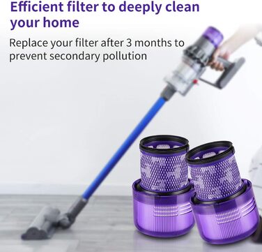Фільтр morpilot для Dyson V11/V15/SV14/SV22, 2 шт., змінний, для пилососа Absolute/Animal/Extra/Pro/Detect/Torque Drive, миючий, з ручником і щіткою, заміна 970013-02