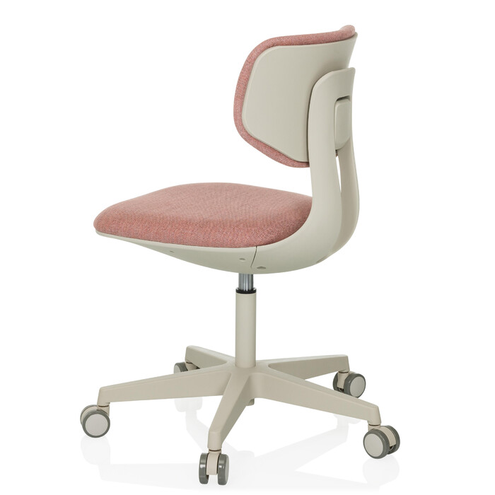 Дитячий письмовий стілець / дитячий стілець KID CLASSIC тканина рожевий hjh OFFICE