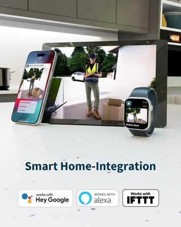 Відеодомофон Arlo 2K HD з камерою та дзвінком, бездротовий Wi-Fi, датчик руху, двосторонній аудіозв'язок, нічне бачення, сумісний з Alexa, сигналізація, тестовий період Secure Plan