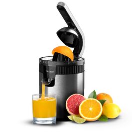 Соковижималка для цитрусових Cecotec Xqueeze RetroJuice 600 Red (600 Вт, нержавіюча сталь, червоний ретро-дизайн)