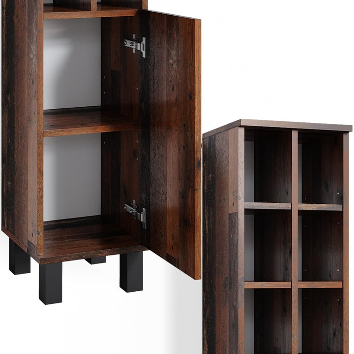 Пенал Vicco Fynn, дуб рустикальний, дверцята 30x130.6 см