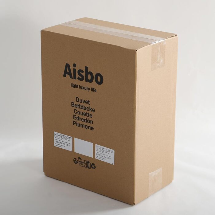 Ковдра Aisbo 135x200 см, всесезонна, 300 GSM – стьобана, м’яка та зручна, без подушки