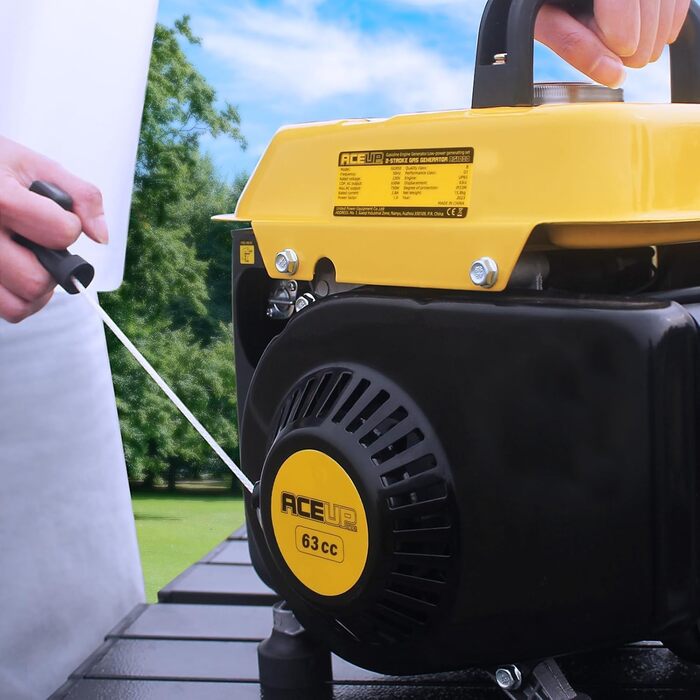 Генератор Aceup Energy Inverter 2000W: тихий бензиновий генератор з USB, 230V/12V, 19.8кг