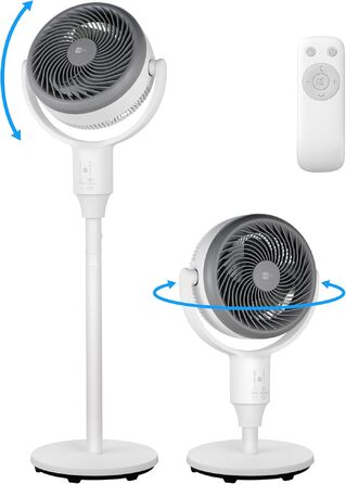 Вентилятор підлогово-настільний aeco AirX-Flow 100 з осциляцією 85° та 3 швидкостями