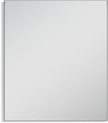 Настінне дзеркало byLIVING Jakob, антрацит, 60x70 см, сучасний дизайнерський дзеркальний декор для передпокою та ванної кімнати